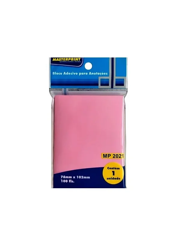 Bloco Adesivo MASTER 76x102mm RS