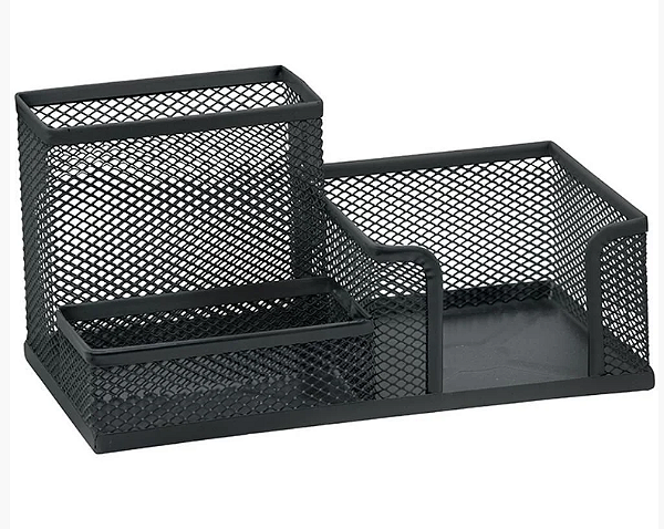 Organizador de Mesa PT Metal Aramado Telado C/3 div BRW 146298