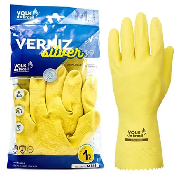 LUVA FORRADA AMARELO VERNIZ TM P VOLK