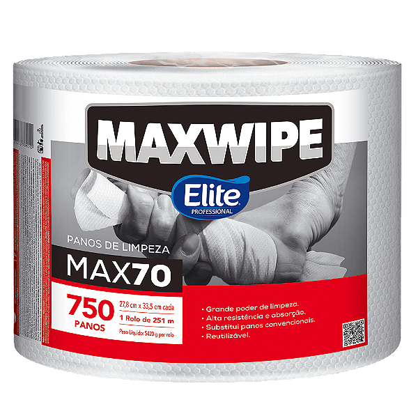 PANO MAXWIPE MAX 70 ROLO (c/ 750 und) VM 207613