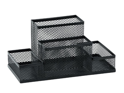 Organizador Aramado Telado Ilha c/4 Div PT - BRW OR5161