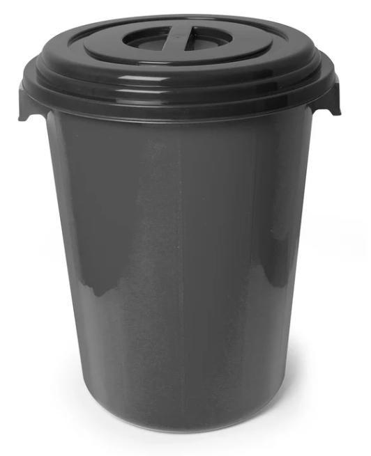 CESTO ECO 30L PT - PLASTEX