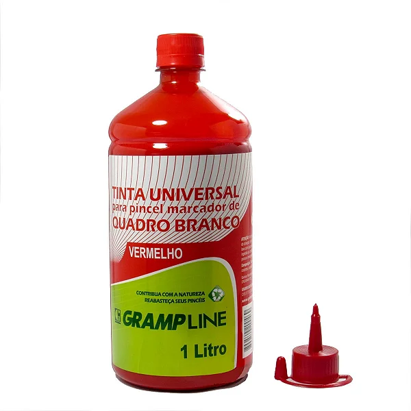 Tinta p/Pincel de Quadro Branco 1Lt GRAMPILINE VM