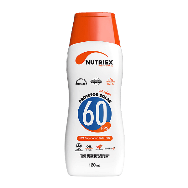 Protetor Solar FPS 60 120ML - NUTRIEX 15806