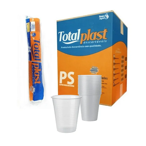 COPO DESCARTAVEL 200 ML - TOTALPLAST PP CX 2500X1 TR