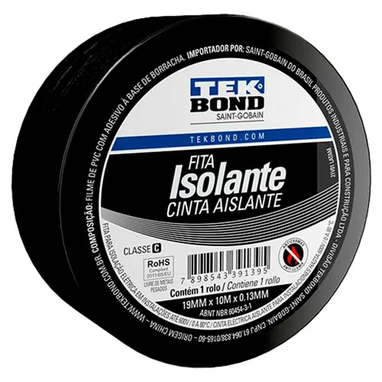 Fita Isolante 19mx10mts - TEK BOND