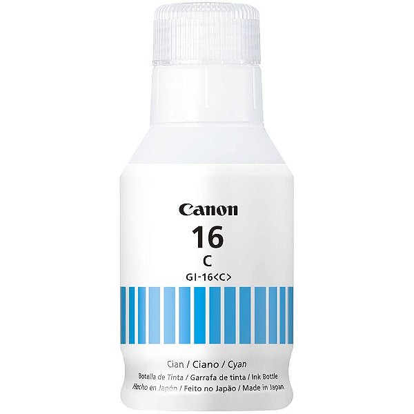 Refil de Tinta Canon Original GI-16 CIANO