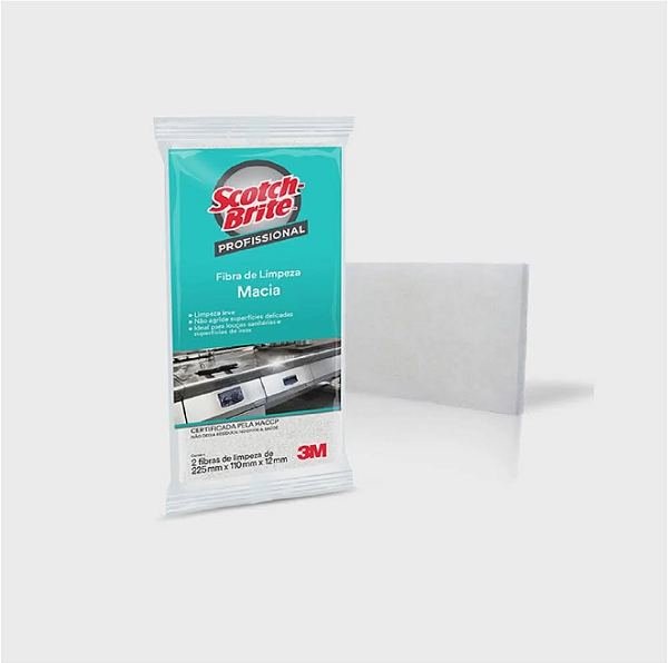 FIBRA MACIA BRANCA 102X260 MM S.BRITE