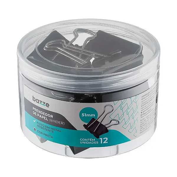 Binder 19mm Prendedor PT BAZZE SUMMIT
