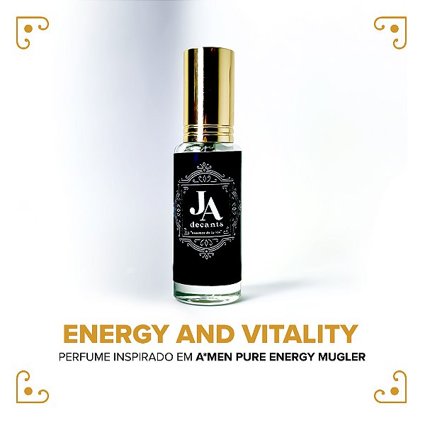 ENERGY AND VITALITY - Perfume Inspirado em A*Men Pure Energy Mugler
