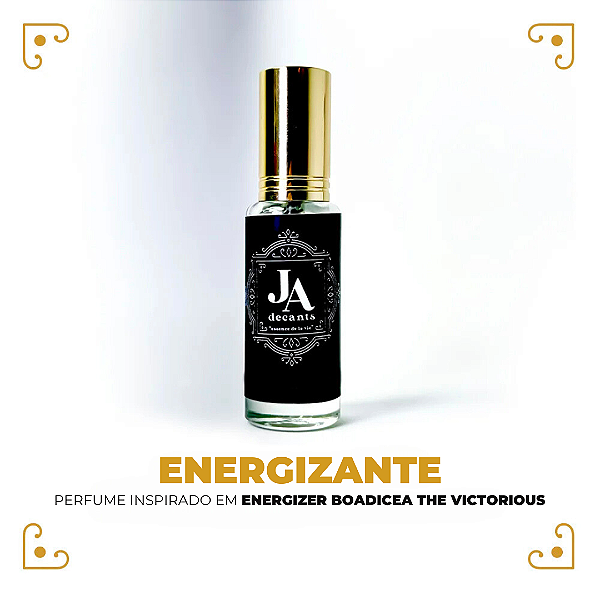 ENERGIZANTE - Perfume Inspirado em Energizer Boadicea the Victorious - COMPARTILHÁVEL