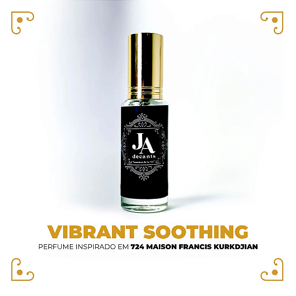 VIBRANT SOOTHING - Perfume Inspirado em 724 Maison Francis Kurkdjian- COMPARTILHÁVEL
