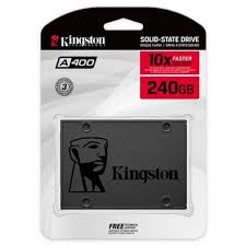 SSD Kingston, 240GB, Leitura 500MBs Gravação 350MBs, SA400S37/240G
