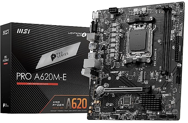 Placa Mãe MSI Pro A620M-e Socket AM5 / DDR5 / VGA