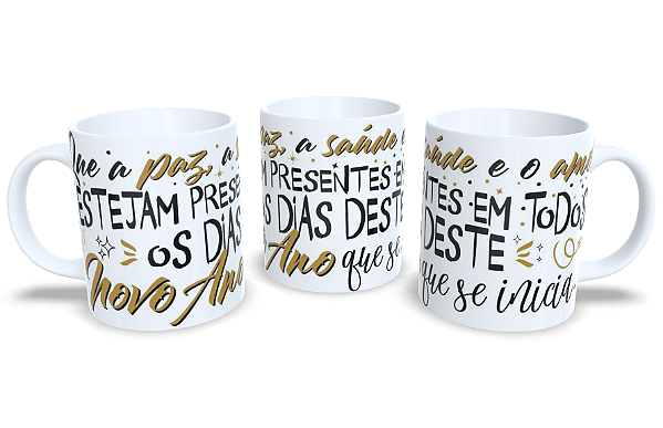 Caneca de Ano Novo