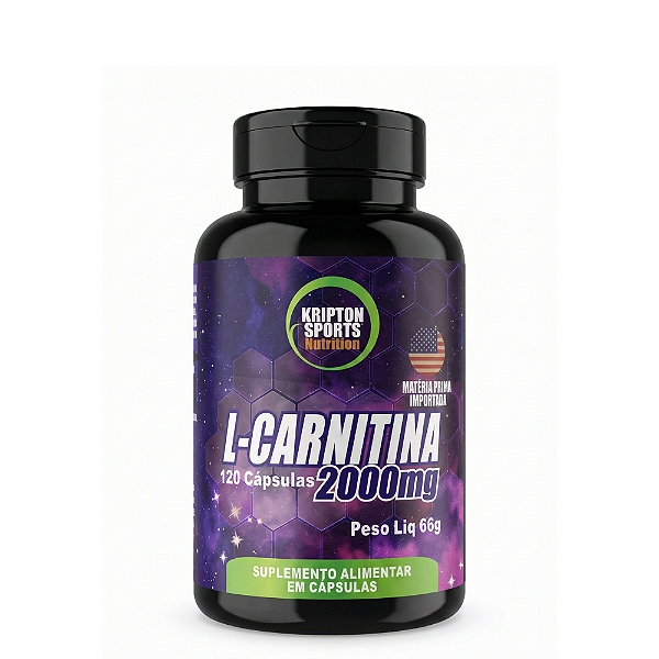 L- Carnitina 2000mg 120 cápsulas
