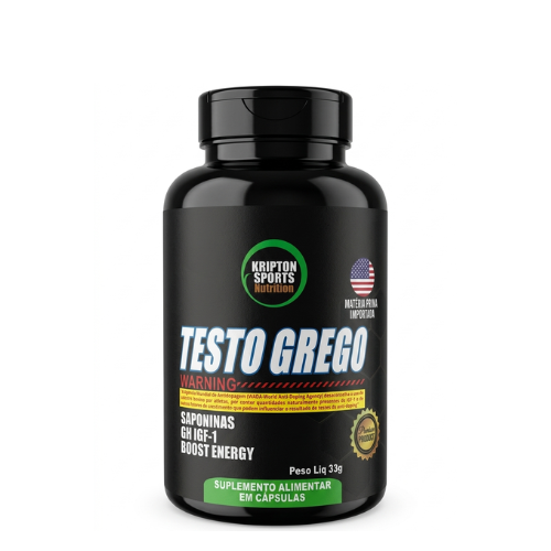 Testo Grego 60 Cápsulas Suplemento Kripton Sports