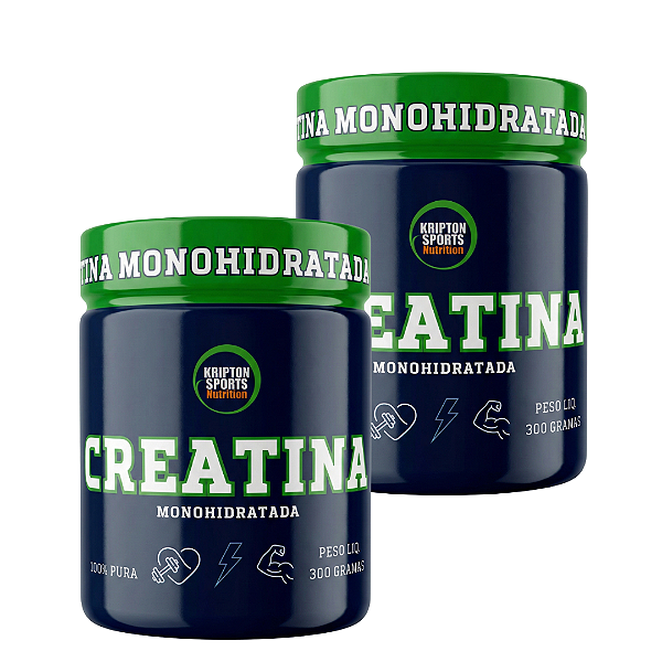 Kit 2 Creatinas Monohidratadas 300g Kripton Sports
