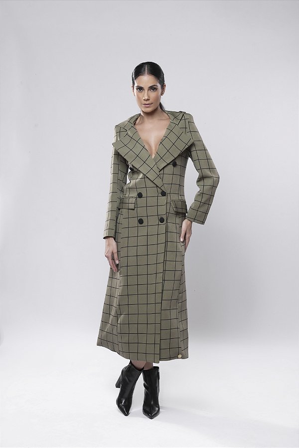 Trench coat com capuz e bolsos Venus
