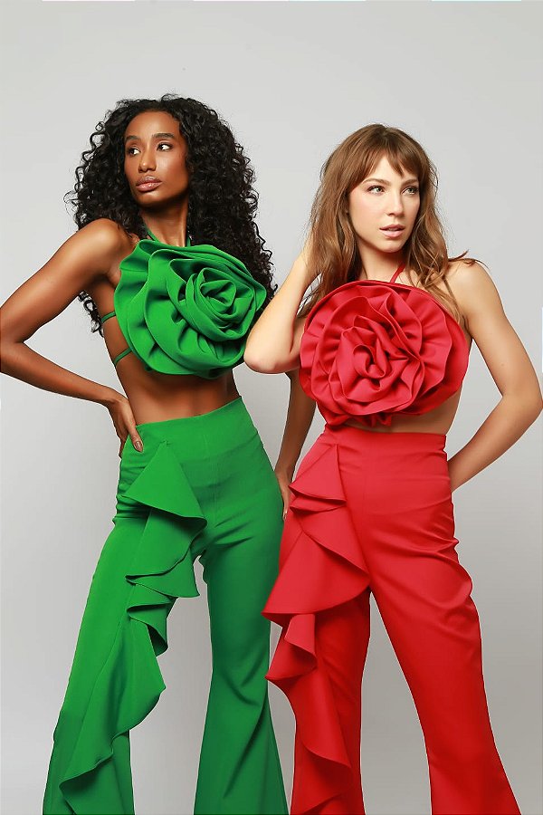 Top maxi flor Cirque