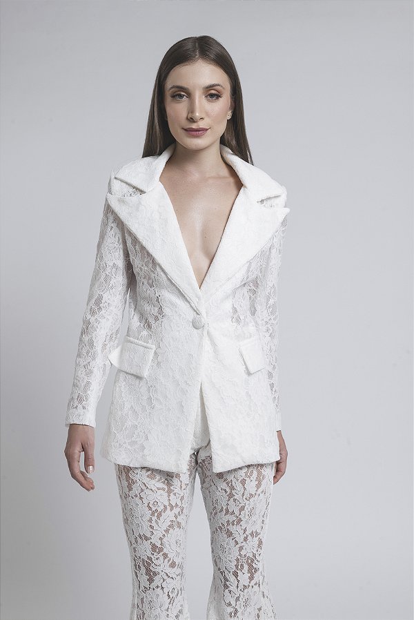 Blazer em renda francesa Venus