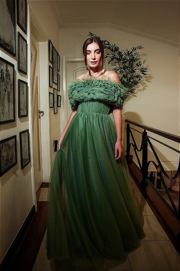 Vestido com pala Cápsula
