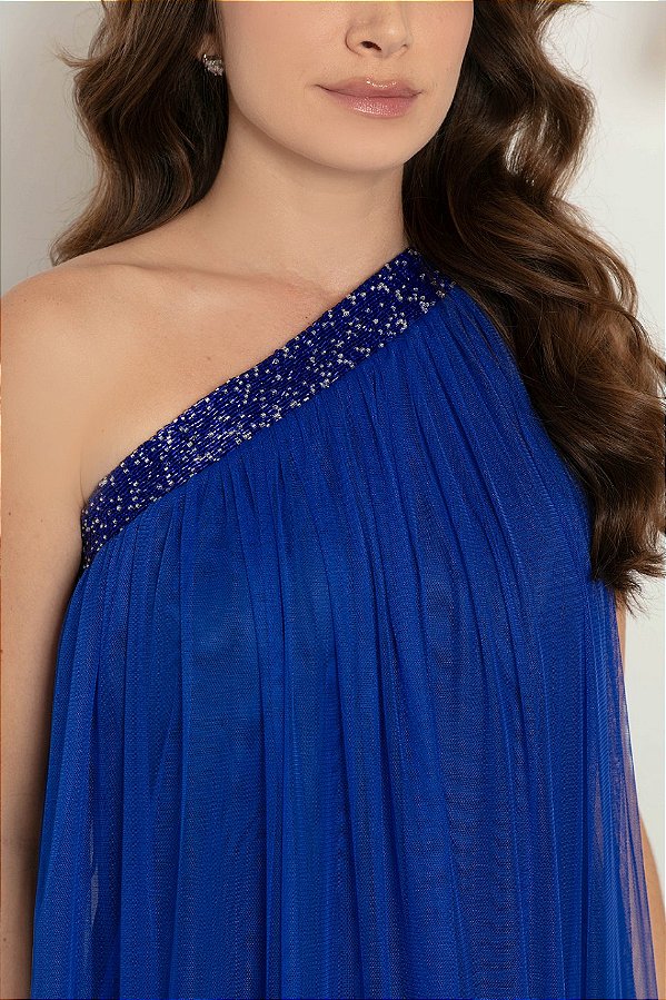 VESTIDO ASSIMÉTRICO FLUÍDO CÁPSULA