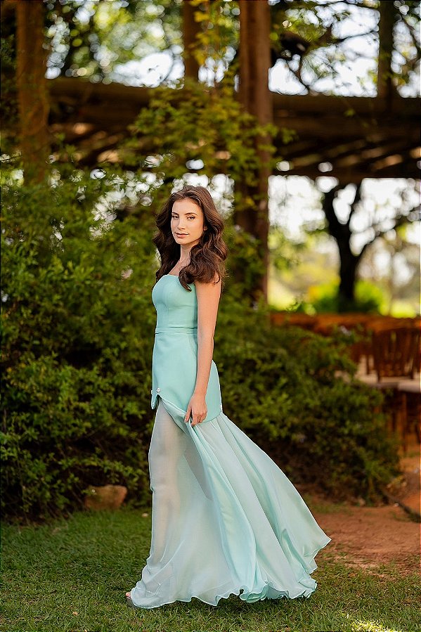 Vestido tulipa Pétalas