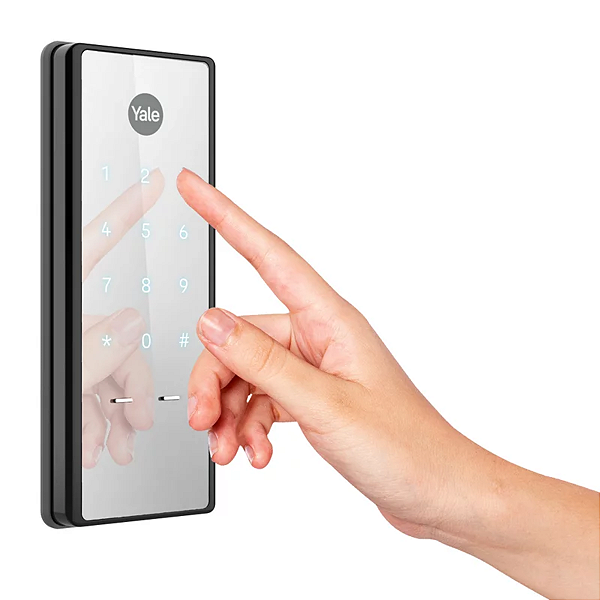 Fechadura Digital Sobrepor Reflecta - Yale Painel Espelhado