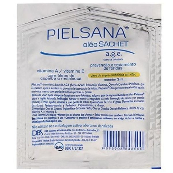 Gaze de Rayon 7,5cm x 7,5cm C/ 3ml (Pielsana)