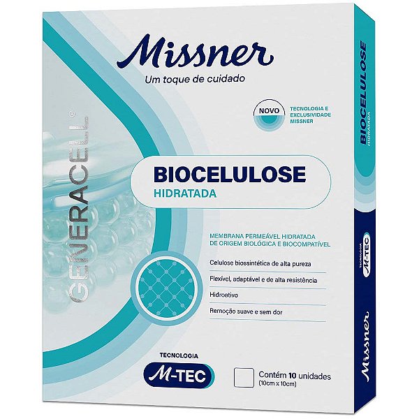 CURATIVO BIOCELULOSE HIDRATADA 10cm X 10cm