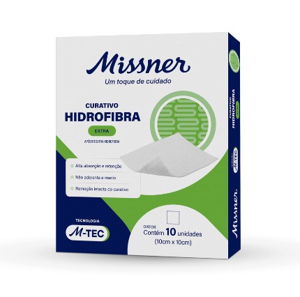 CURATIVO DE HIDROFIBRA EXTRA -TEC 10cm X 10cm