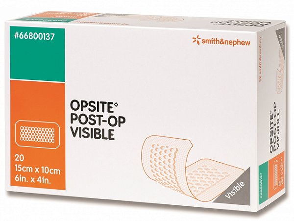 Curativo estéril Opsite Post Op Visible 15x10cm
