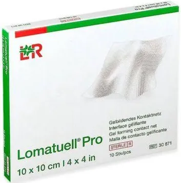 Lomatuell Pró Cobertura de Gaze Parafinada com Partículas Hidrocolóides 10x10cm