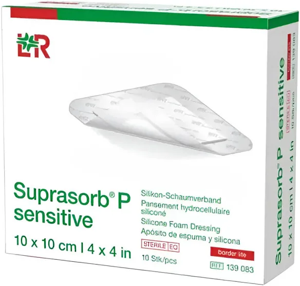 SUPRASORB P ESPUMA DE SILICONE 10x10