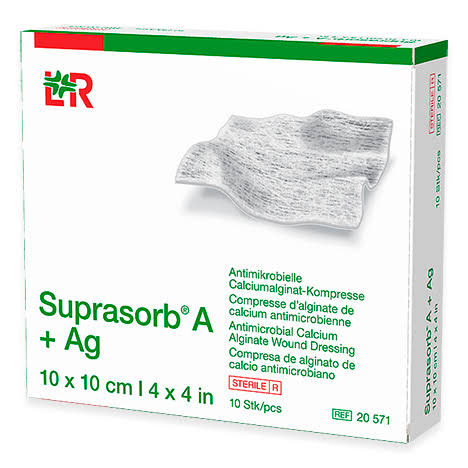 Curativo Suprasorb A Alginato de Cálcio 10cm x 10cm Unidade