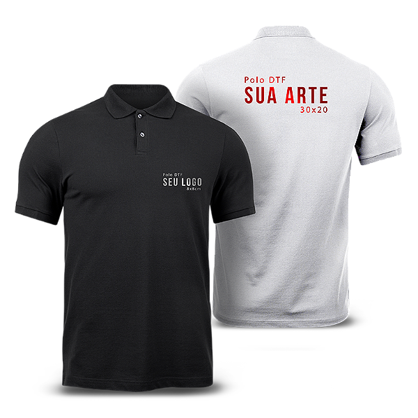 Camisa Polo Personalizada DTF.