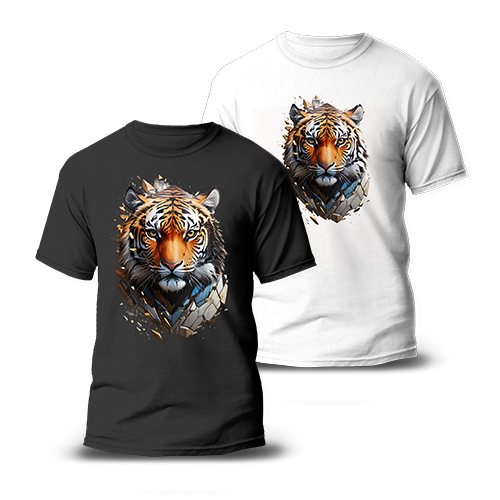 Camisa de Algodão Personalizada DTF.