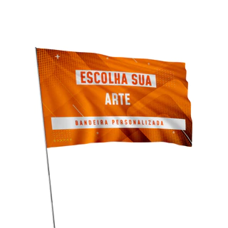 Bandeiras Pequena - Tecido Tafetá.