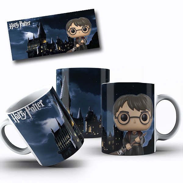 Arte Funko Harry potter - para Caneca - Designs Prontos para Impressão