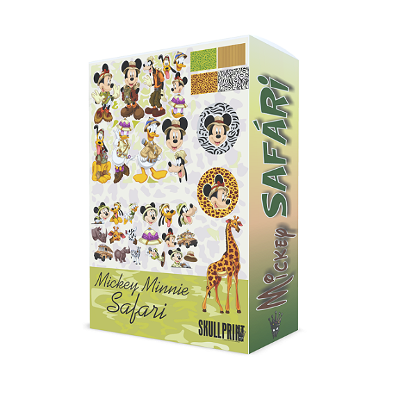 Mega Pack de Arte Mickey Safári