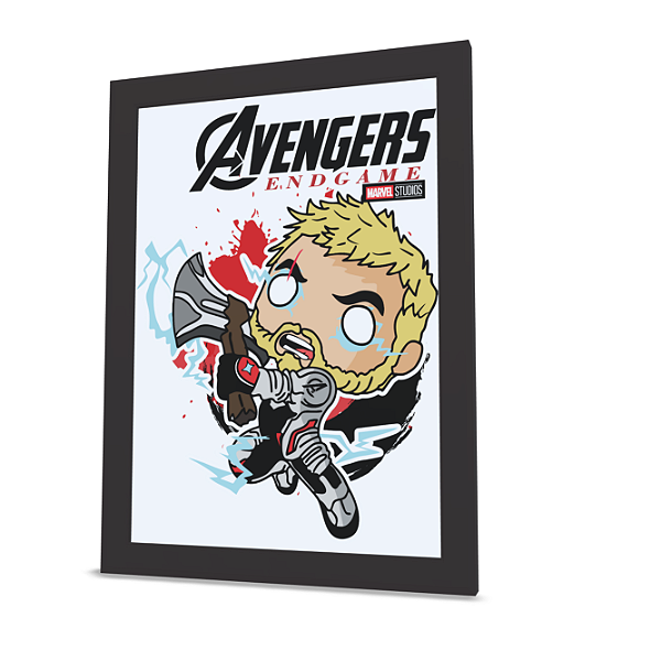 Quadro Decorativo - Coleção Vingadores Thor - Acrílico 2mm