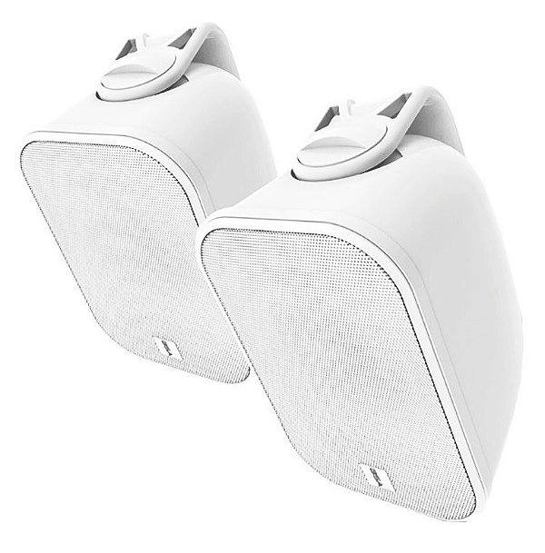 Caixa de Som Ambiente Acústica Selada Bsa Aw4-w Branco - Par