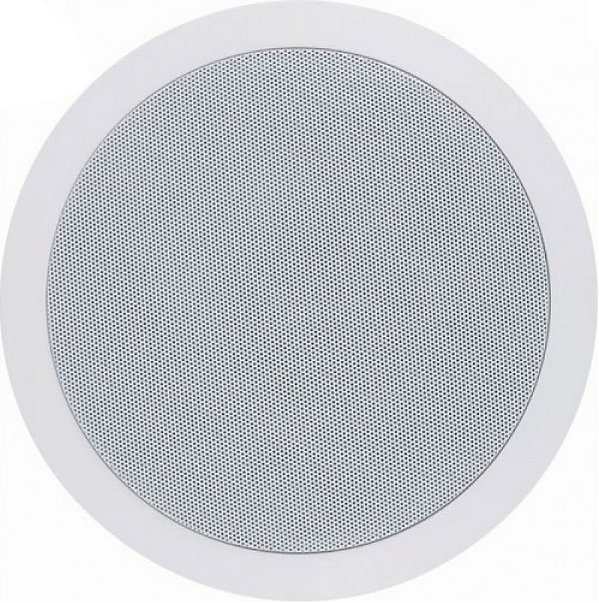 Arandela Redonda Caixa Acústica de Embutir em Teto Gesso CR600 68w Branco