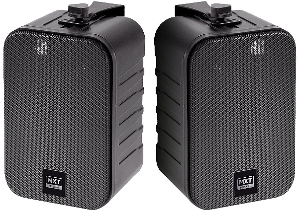 Caixa para Som Ambiente Acústico com Suporte 50w Mxk-25 Preto - Par