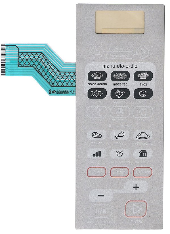 Membrana Teclado para Micro-ondas Compatível com Brastemp BMA30 AF