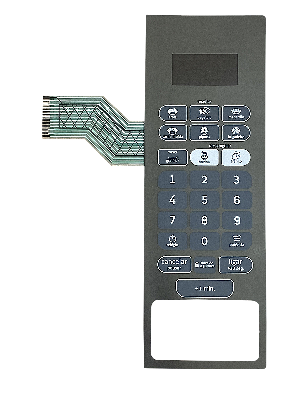 Membrana Teclado para Micro-ondas Compatível com Consul CMA 30
