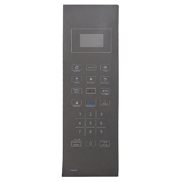 Membrana Teclado para Micro-ondas Compatível com Philco PMO 34E Espelhada