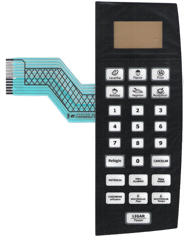 Membrana Teclado para Micro-ondas Compatível com Philco PMS 32