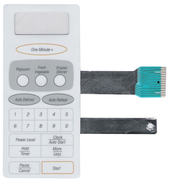 Membrana Teclado para Micro-ondas Compatível com Samsung MW 4552 / MW 4553G